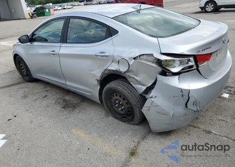 2013 Hyundai Elantra Gls из США, поврежденный, VIN 5NPDH4AE6DH152305